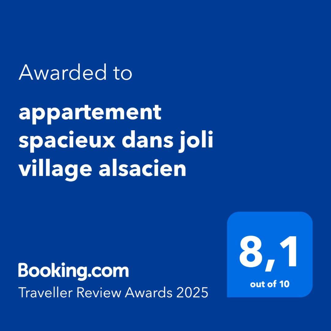 Appartement Spacieux Dans Joli Village Alsacien Chatenois  Exterior photo